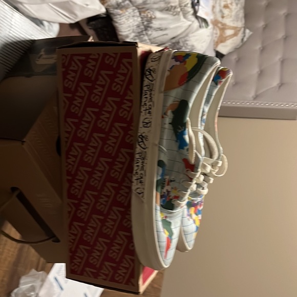 Vans Save Our Planet x Era 'World Map' Classic White/Multi-Color VN0A4BV4T2V - Picture 5 of 10